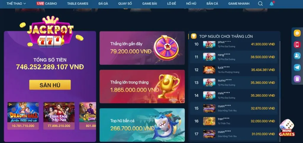 Khuyến mãi và ưu đãi hấp dẫn cho game Slot tại tg88 nhà cái